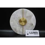 Modern Luxury Creative Natural Marble Copper Wall Light