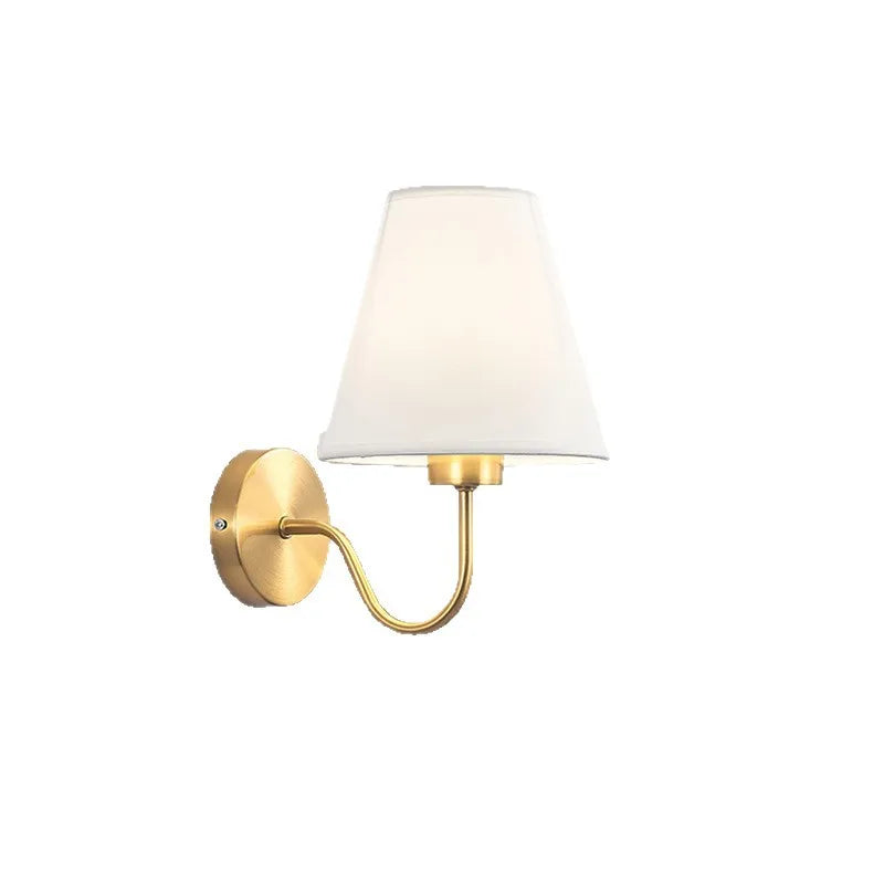 Modern Fabric Wall Lamps Retro Bedside Wall Lamp Living