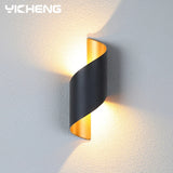 Spiral Design LED Wall Lamp 10W Indoor Wall Lights