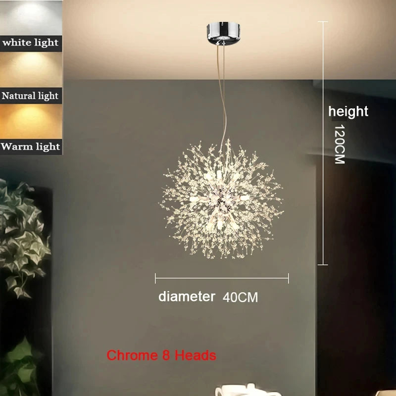 Modern Dandelion LED Lighting Pendant Lights Living Room