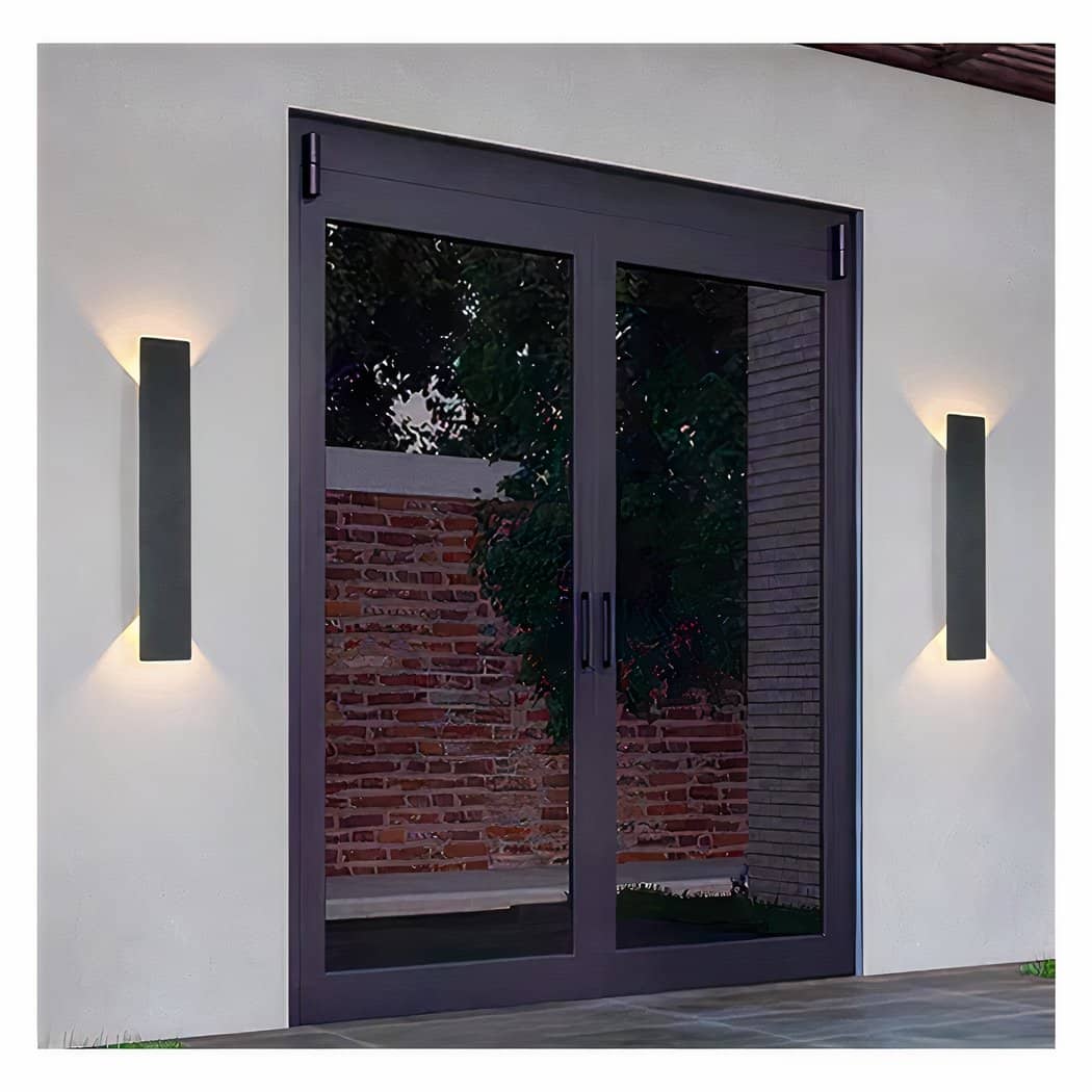 Set Of 2 Up-And-Down IP65 LED Aluminum Outdoor Wall