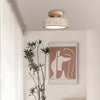 Wabi-Sabi Travertine LED Ceiling Light