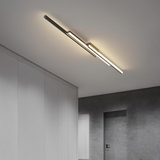 Modern Minimalist Linear LED Ceiling Lamp, Close-To-Ceiling Lights