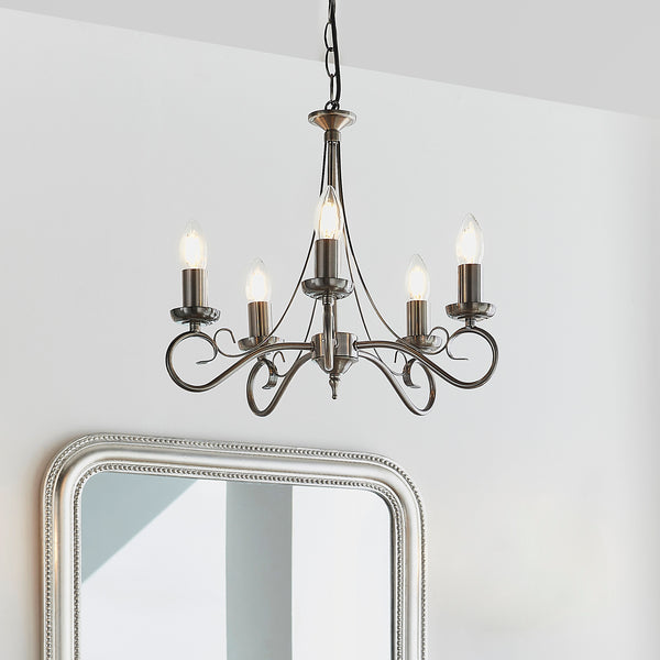 Bannister 5-Light Candle Style Chandelier